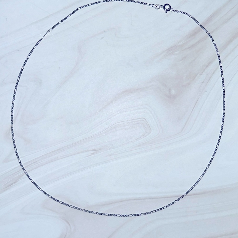 Sterling silver chain necklace - Picture 3 of 4